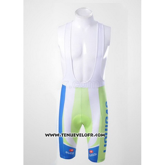 2011 Maillot Ciclismo Liquigas Cannondale Blanc et Vert Manches Courtes et Cuissard
